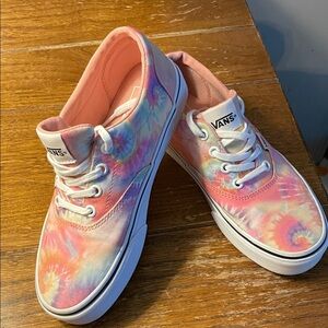 Vans Pastel Tie-Dye Sneakers - Pink and Blue ladies Size 6